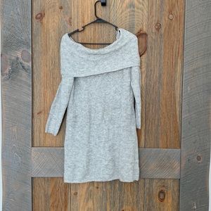 Gray Sweater Dress